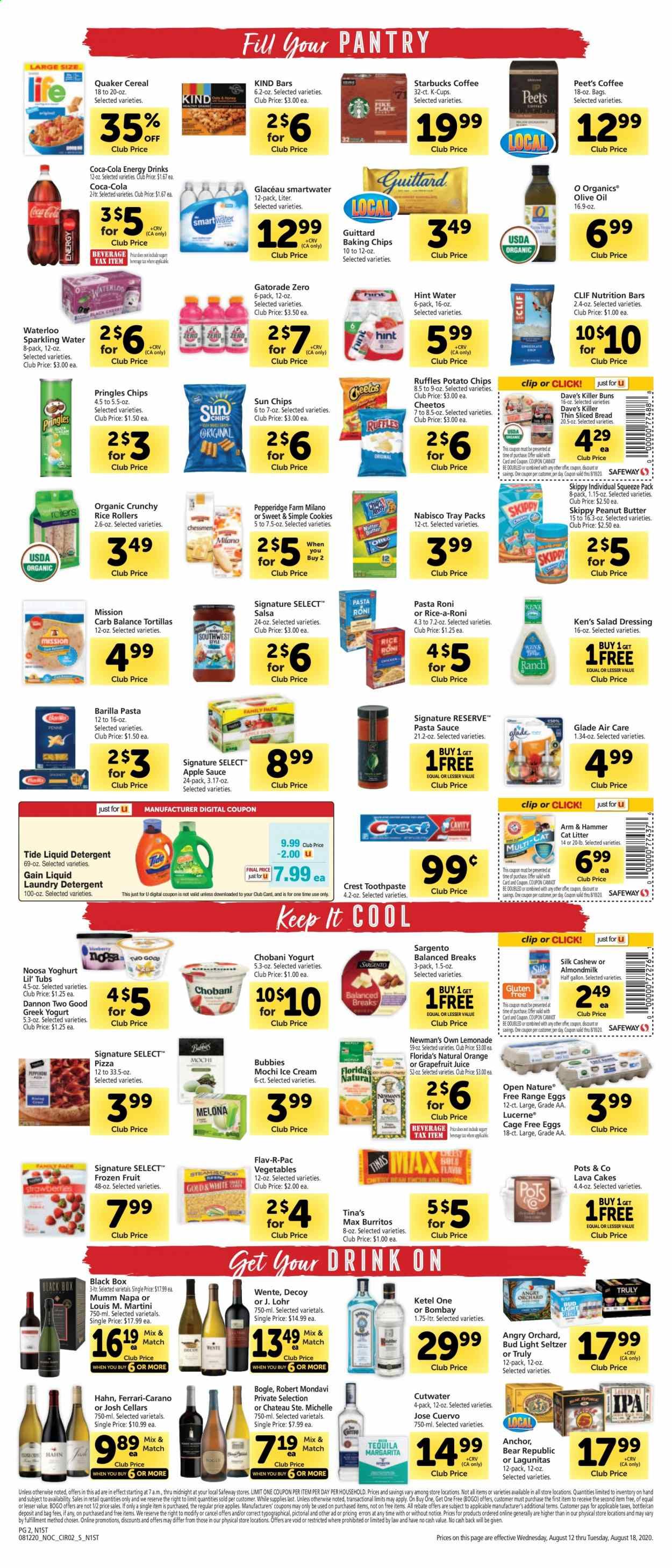 Safeway Weekly Ad August 12 to August 18