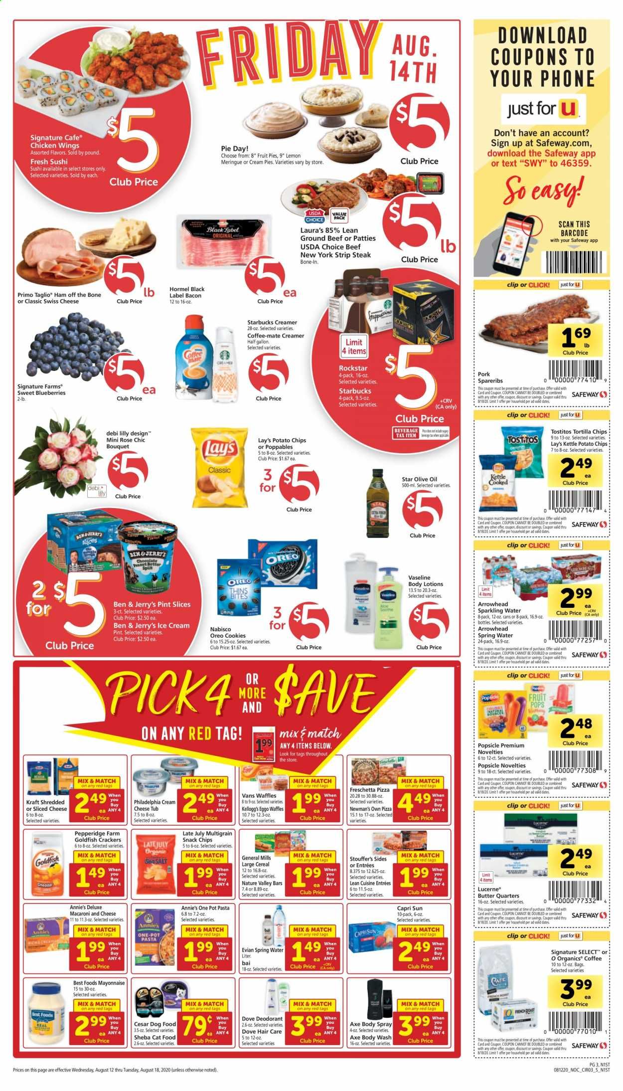 Safeway Weekly Ad August 12 to August 18