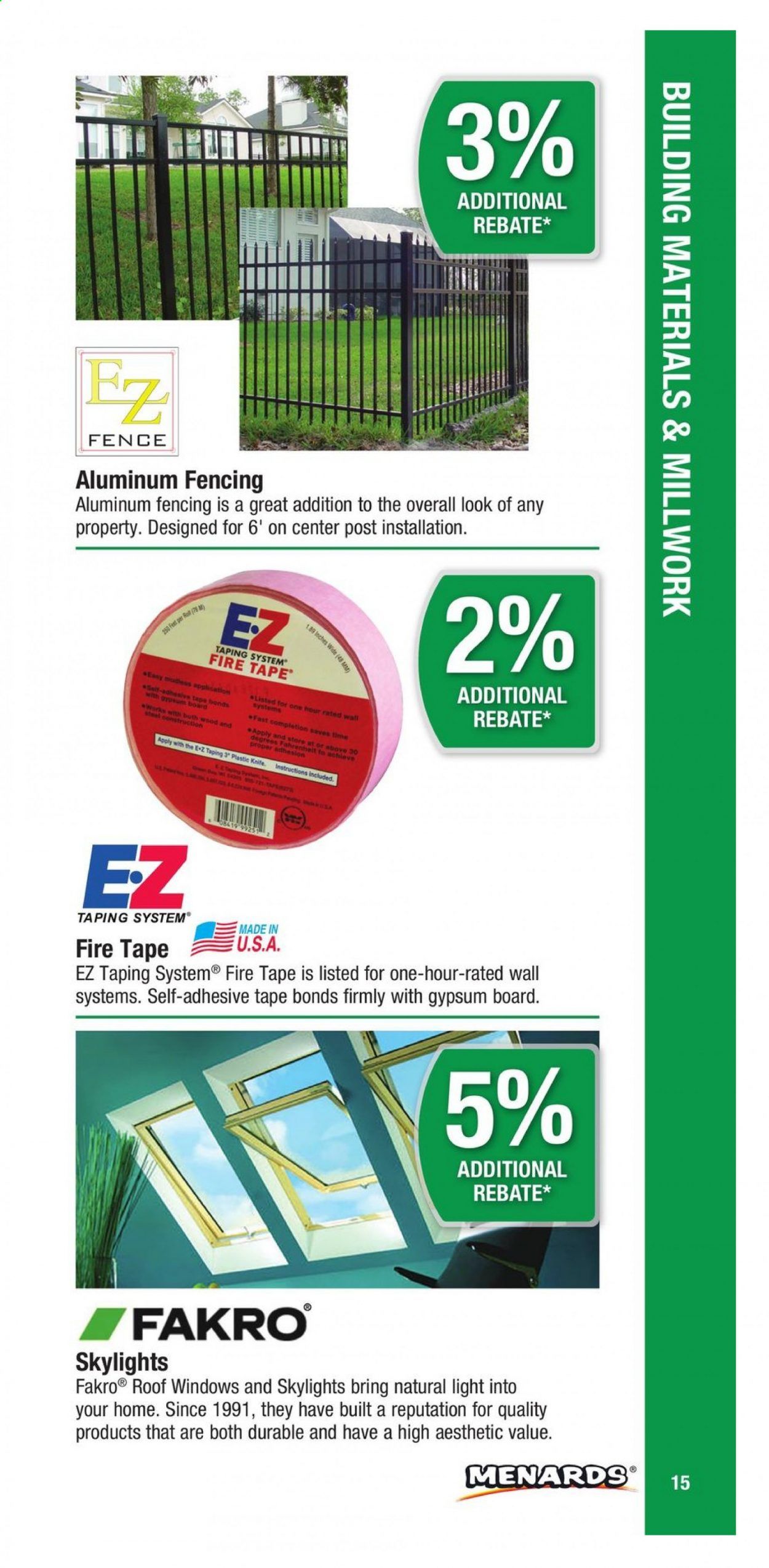 Menards Weekly Ad March 1 to December 31