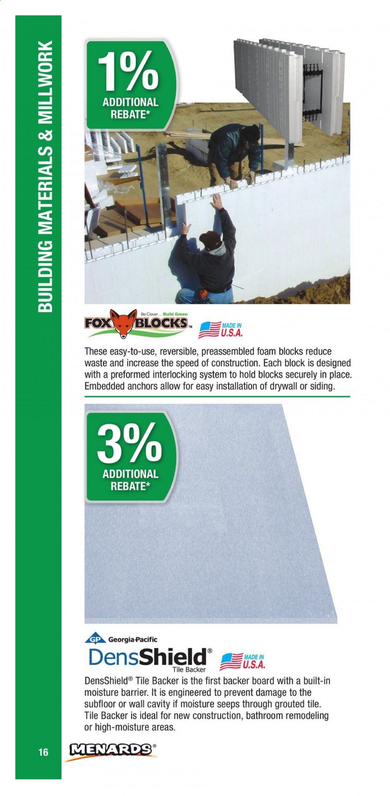 Menards Weekly Ad March 1 to December 31