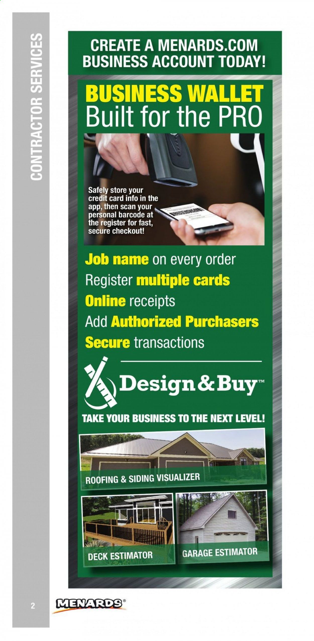 Menards Weekly Ad March 1 to December 31