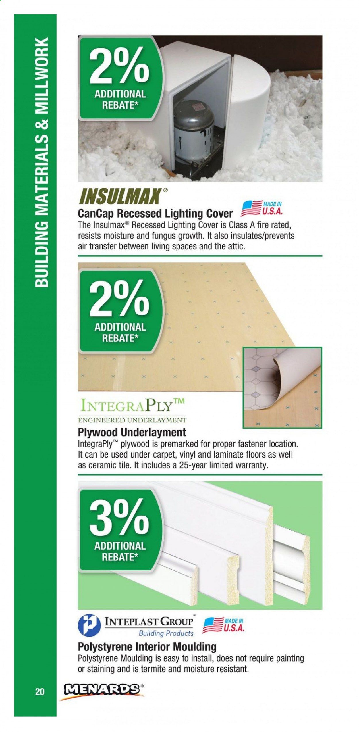 Menards Weekly Ad March 1 to December 31