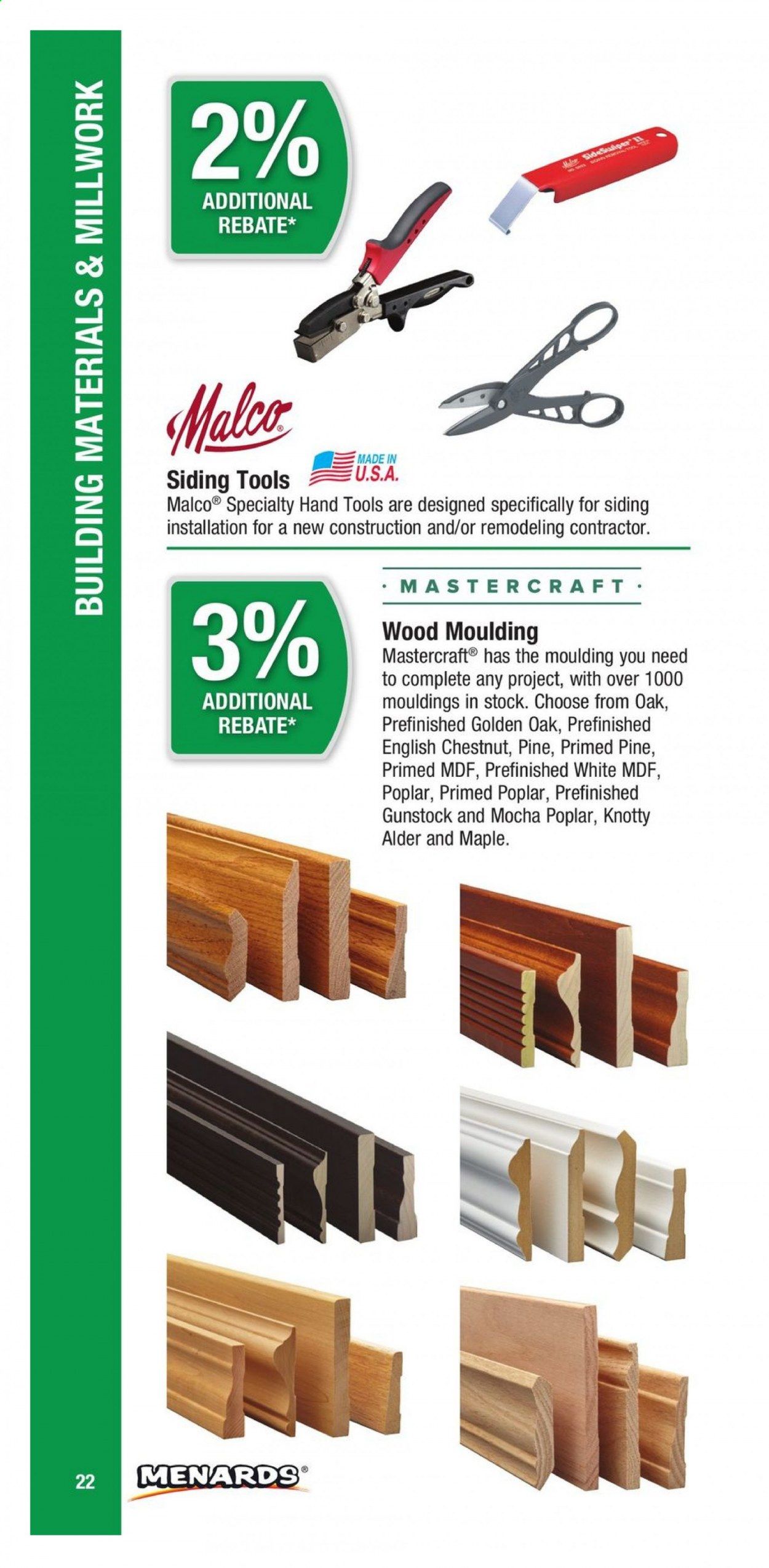 Menards Weekly Ad March 1 to December 31