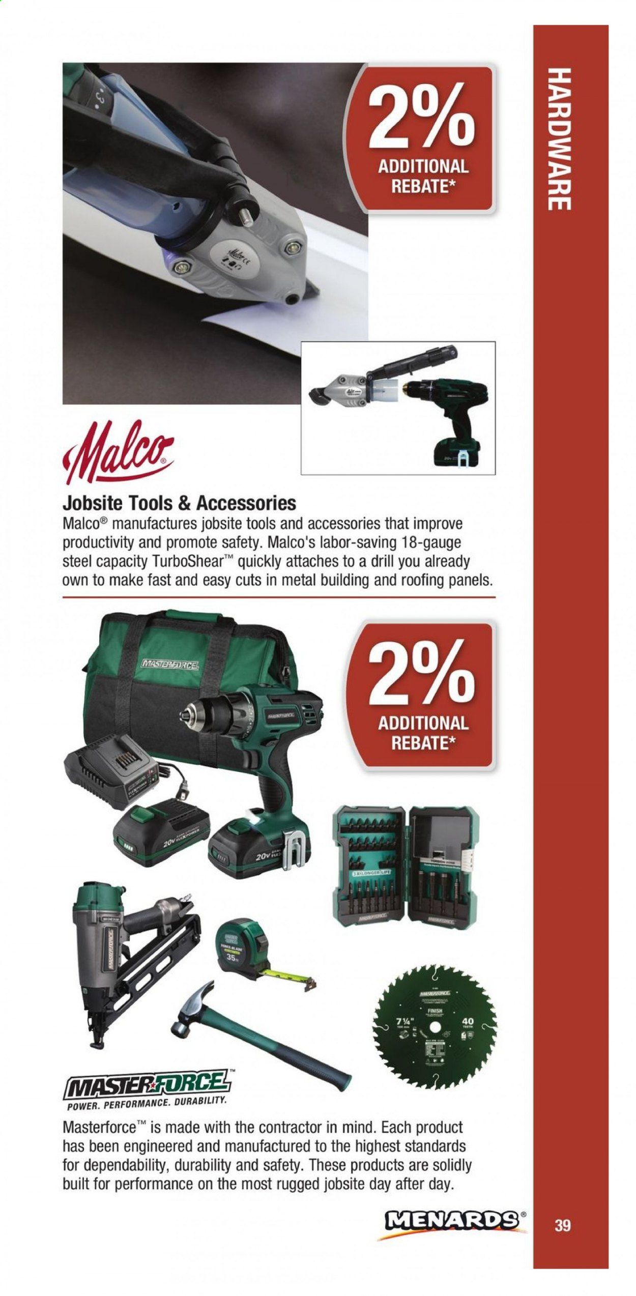 Menards Weekly Ad March 1 to December 31