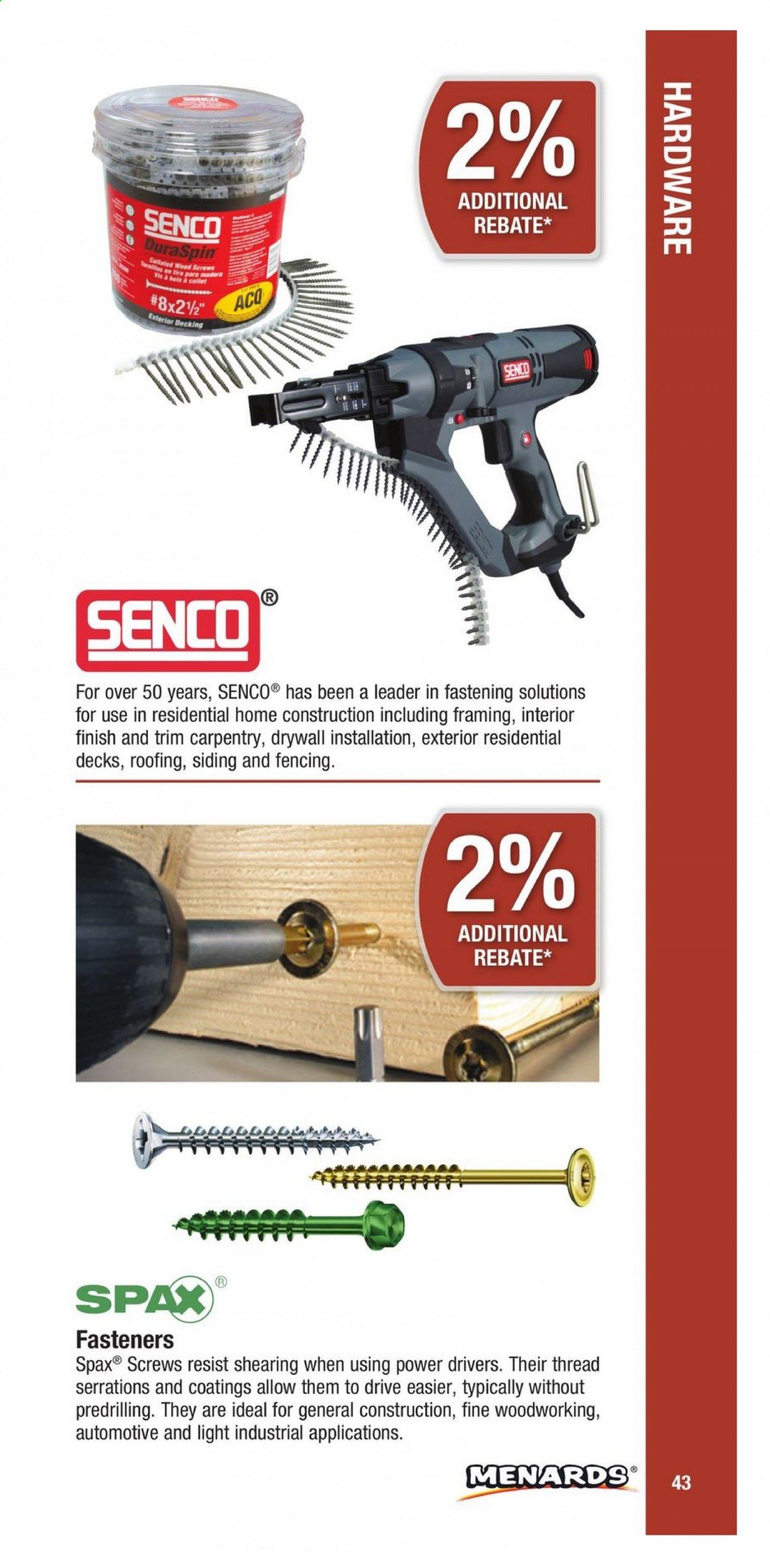 Menards Weekly Ad March 1 to December 31