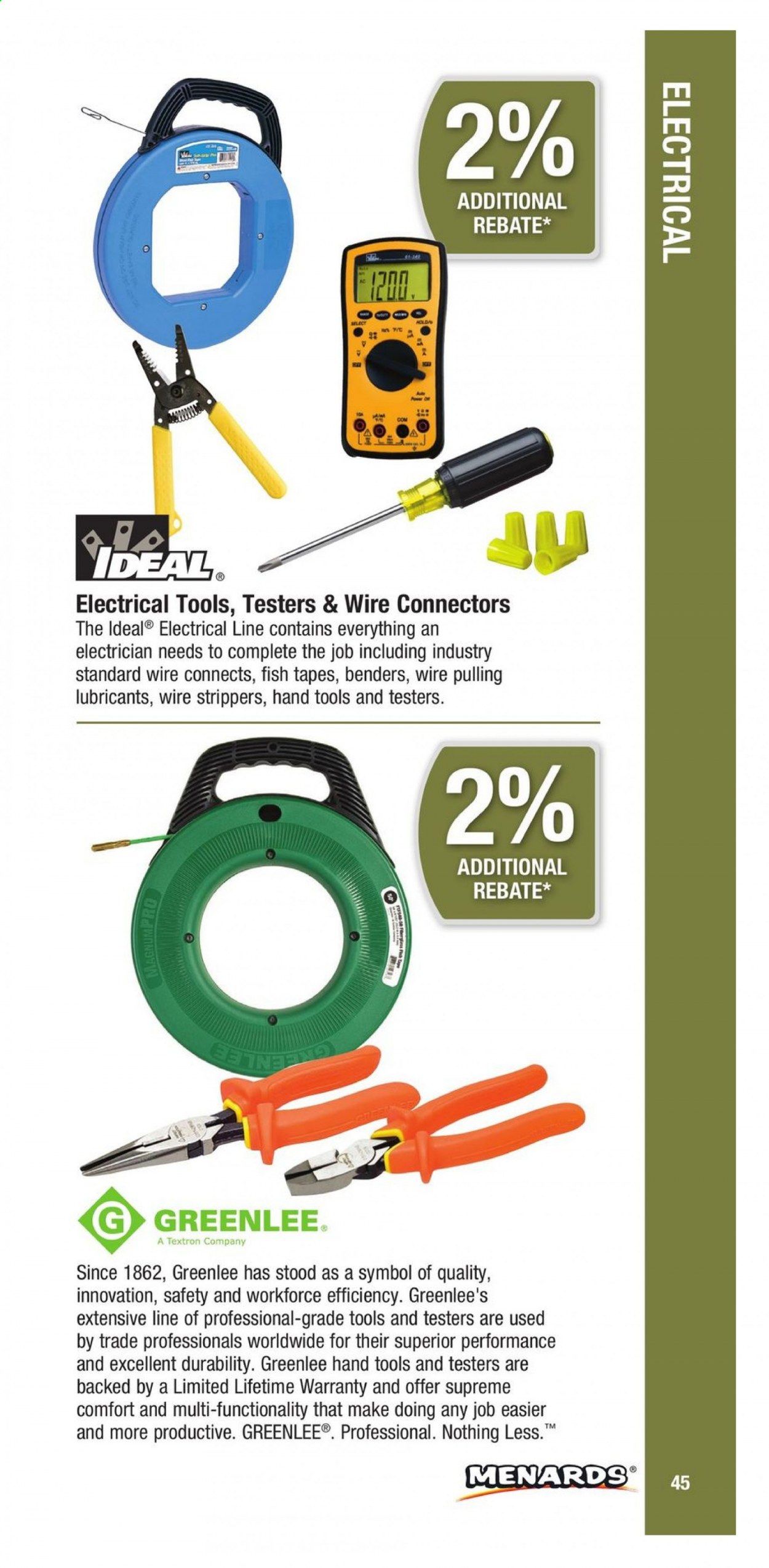 Menards Weekly Ad March 1 to December 31