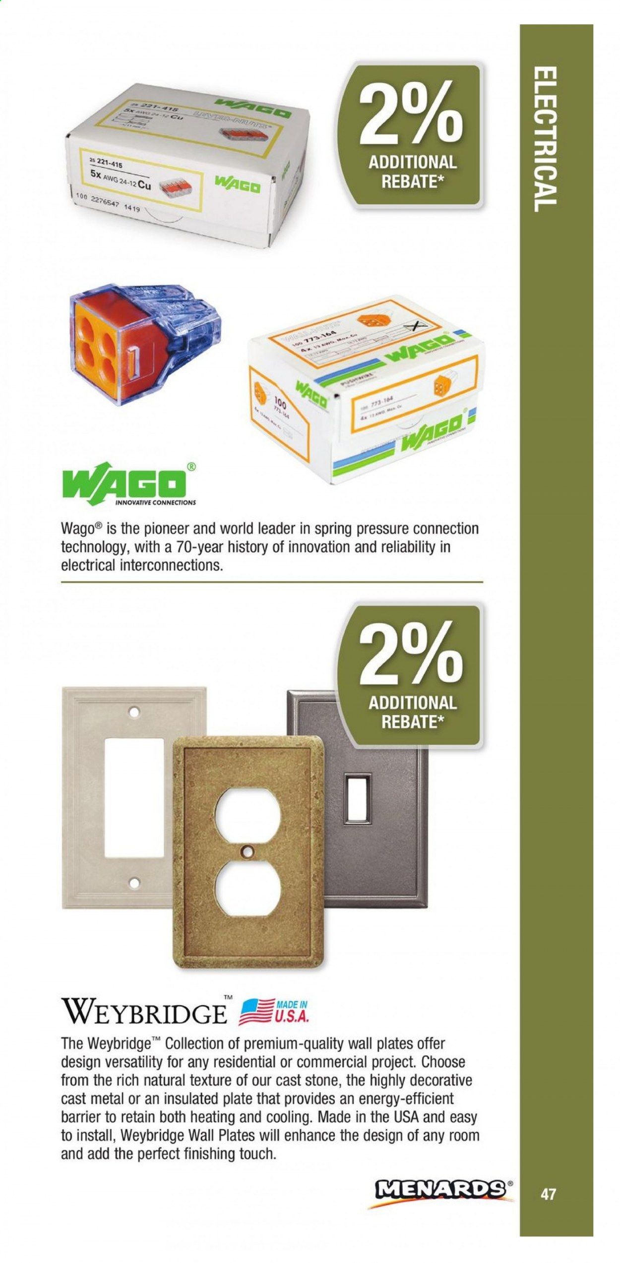Menards Weekly Ad March 1 to December 31