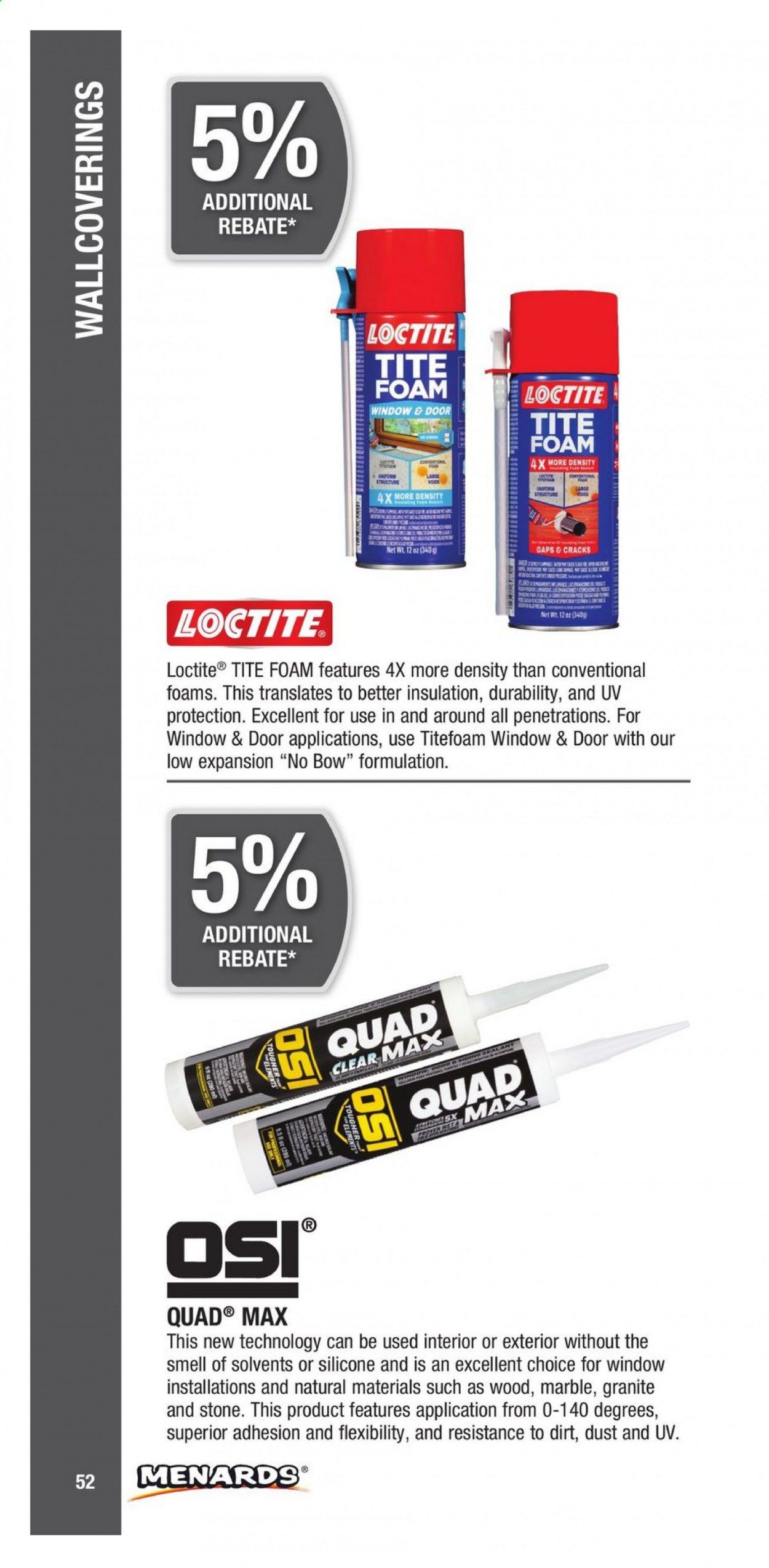 Menards Weekly Ad March 1 to December 31