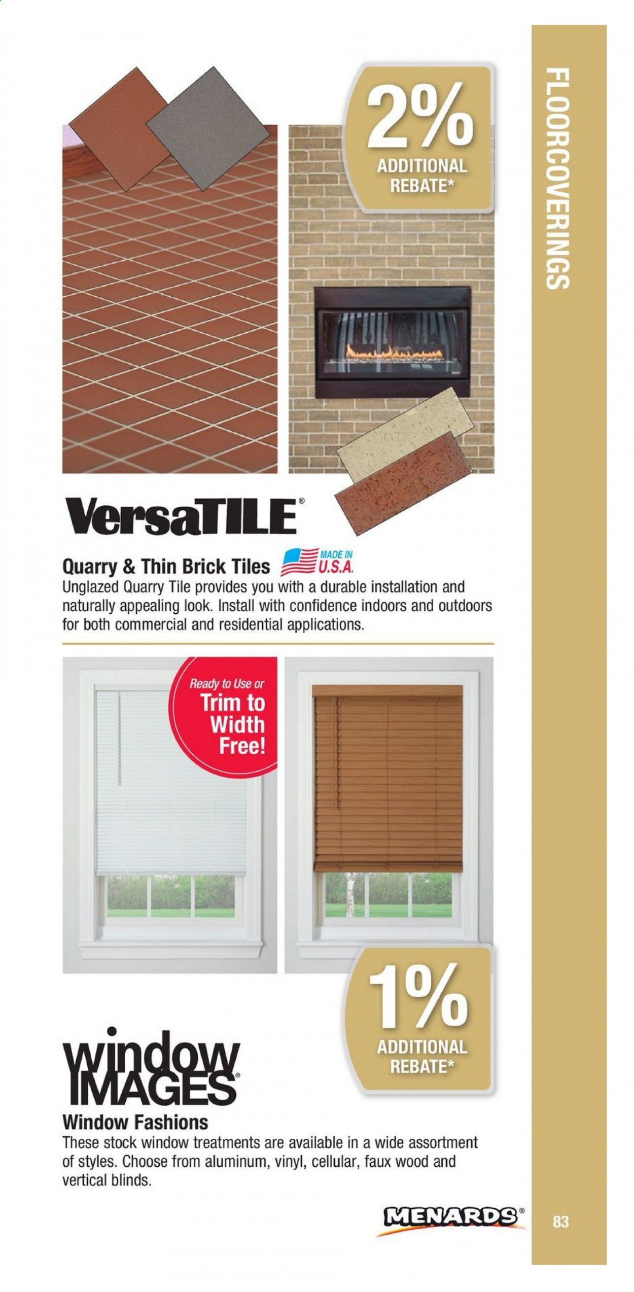 Menards Weekly Ad March 1 to December 31