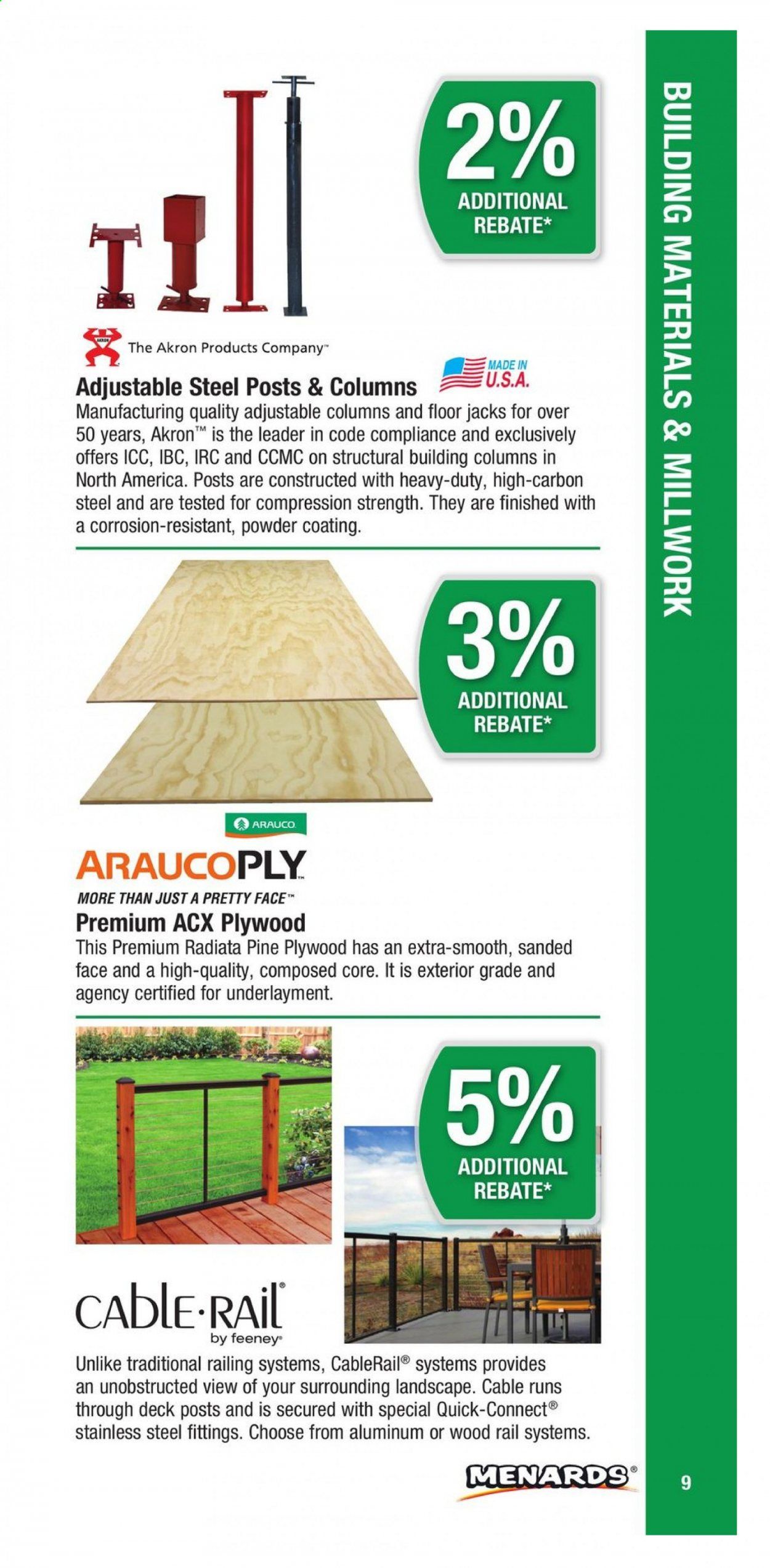 Menards Weekly Ad March 1 to December 31