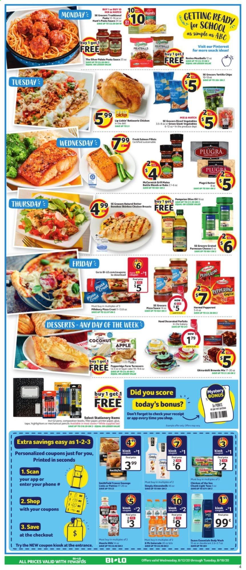 BI-LO (SC) Weekly Ad August 12 to August 18