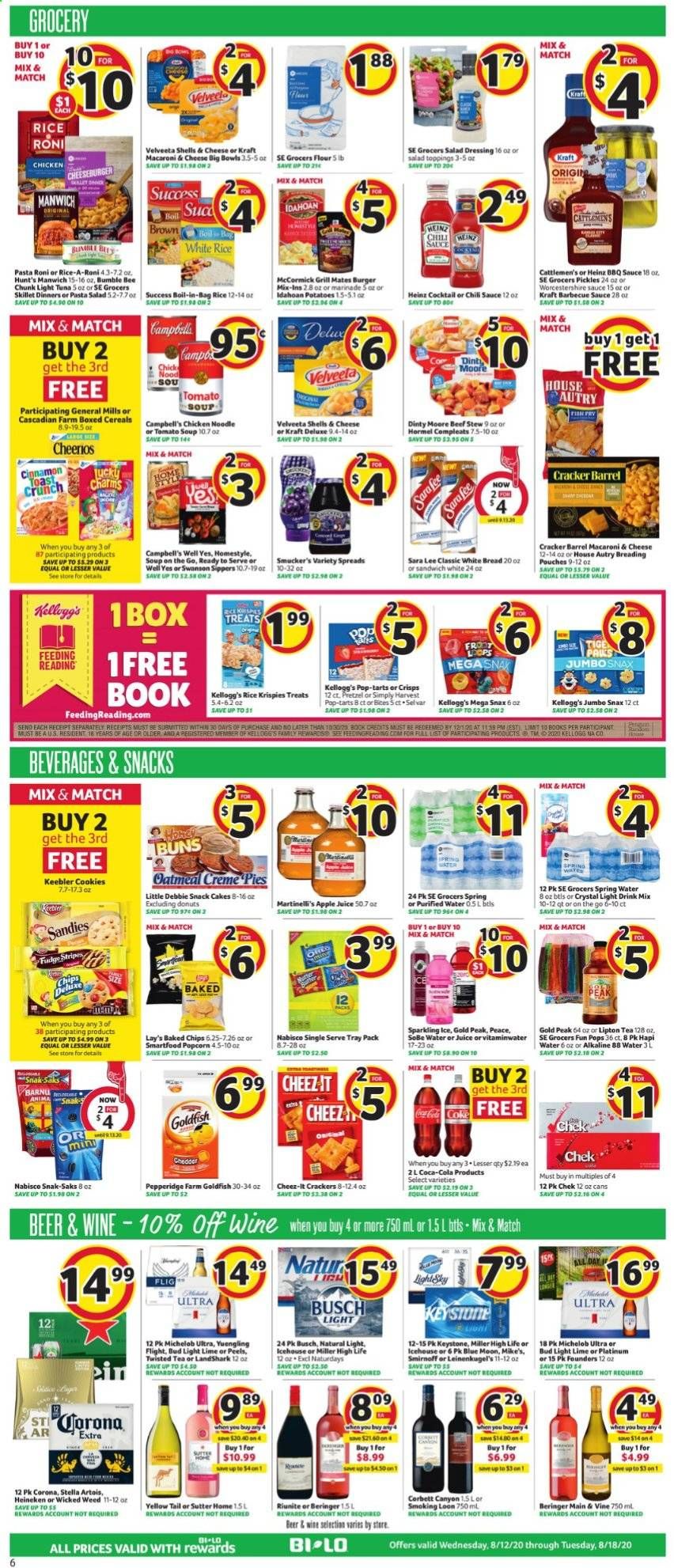 BI-LO (NC) Weekly Ad August 12 to August 18