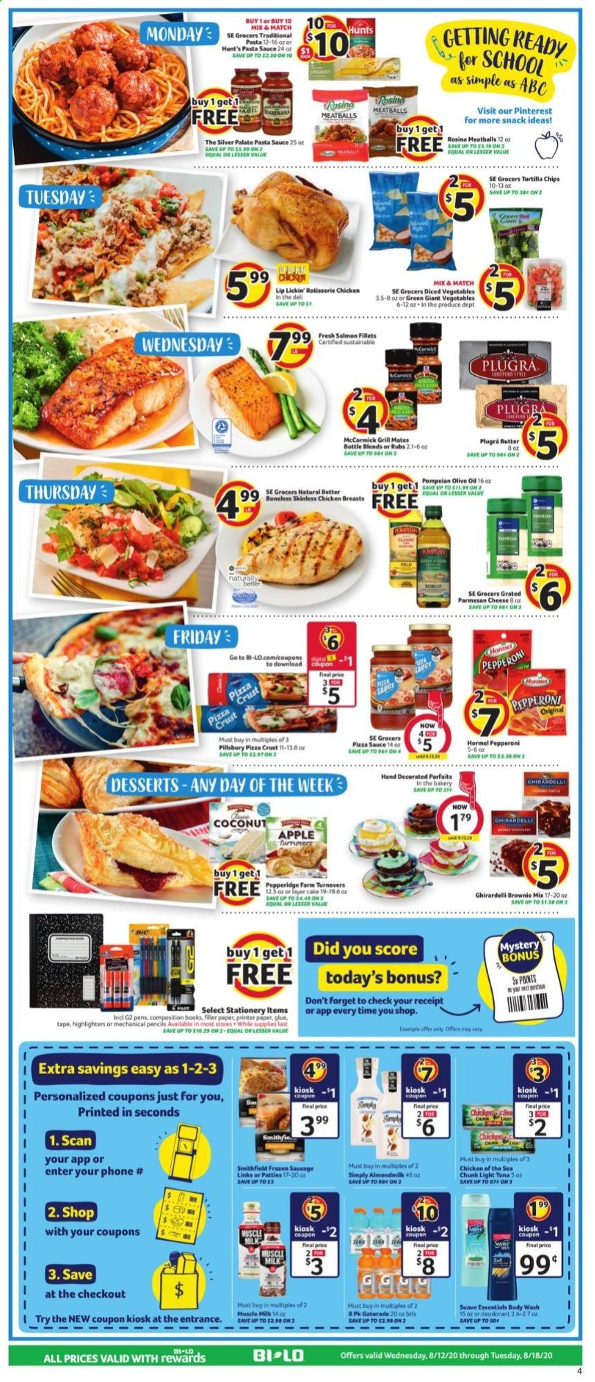BI-LO (GA) Weekly Ad August 12 to August 18