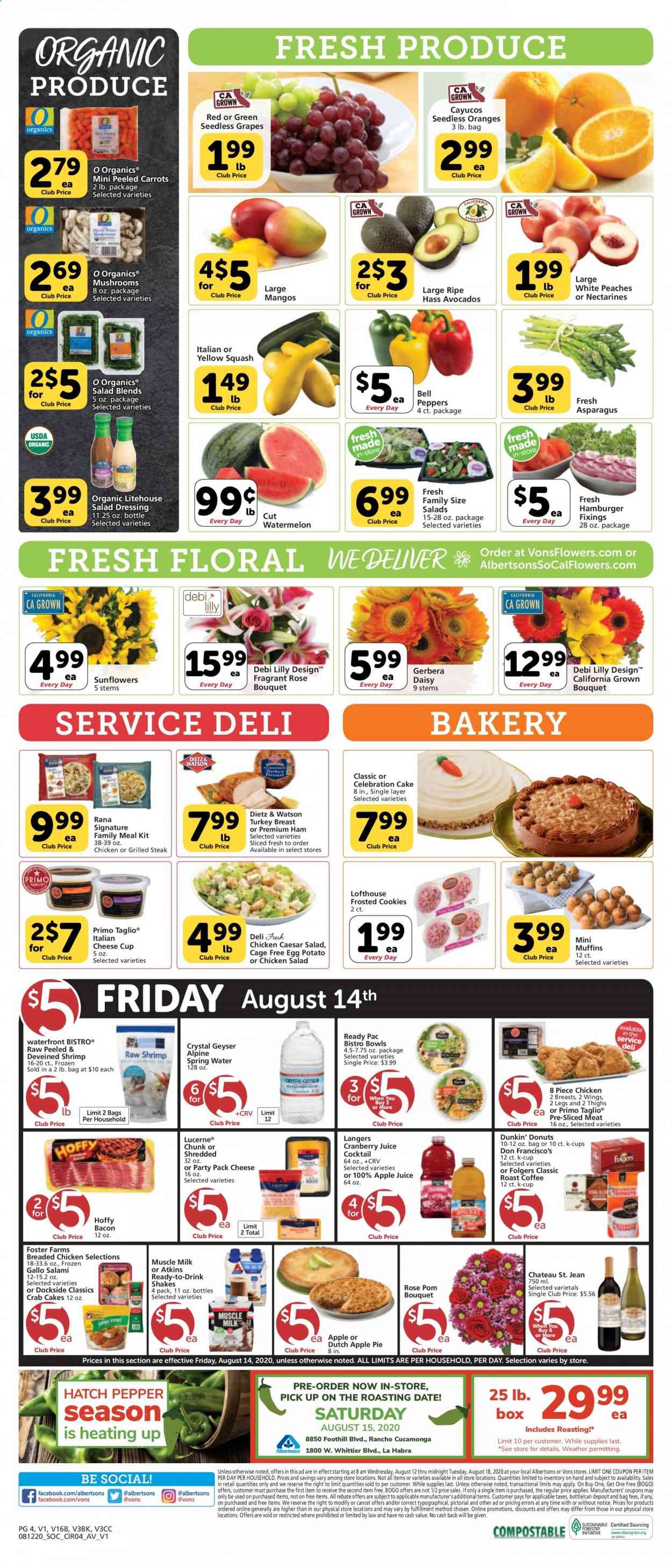 Vons Weekly Ad August 12 to August 18