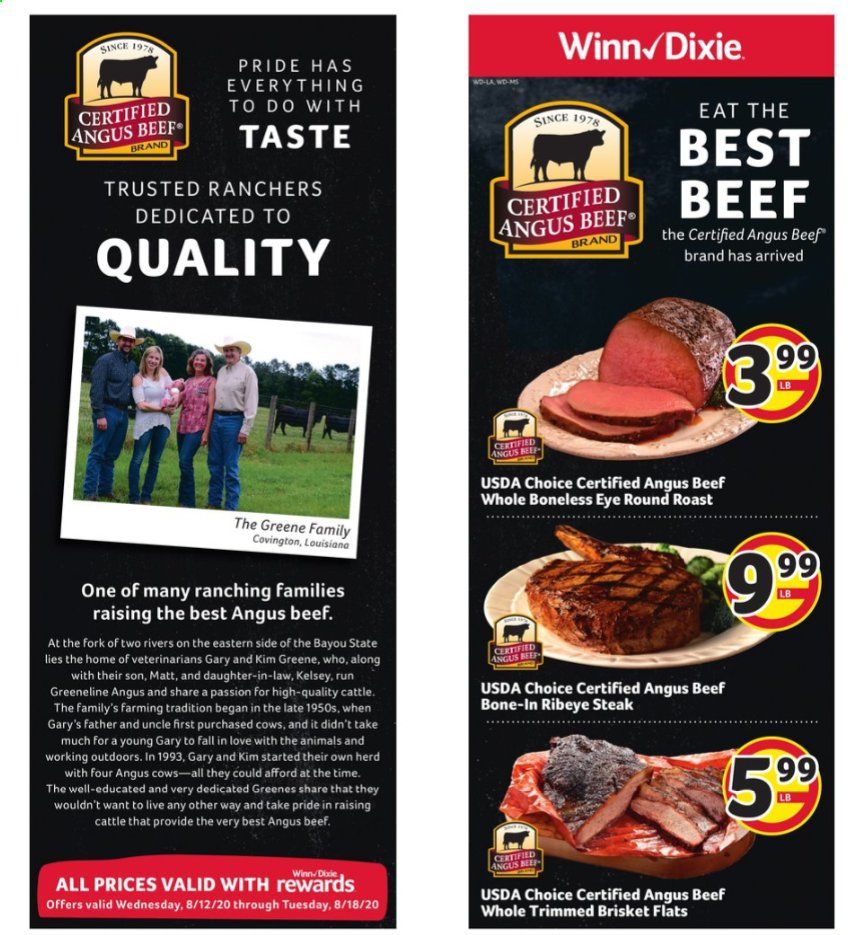 Winn Dixie (MS) Weekly Ad August 12 to August 18