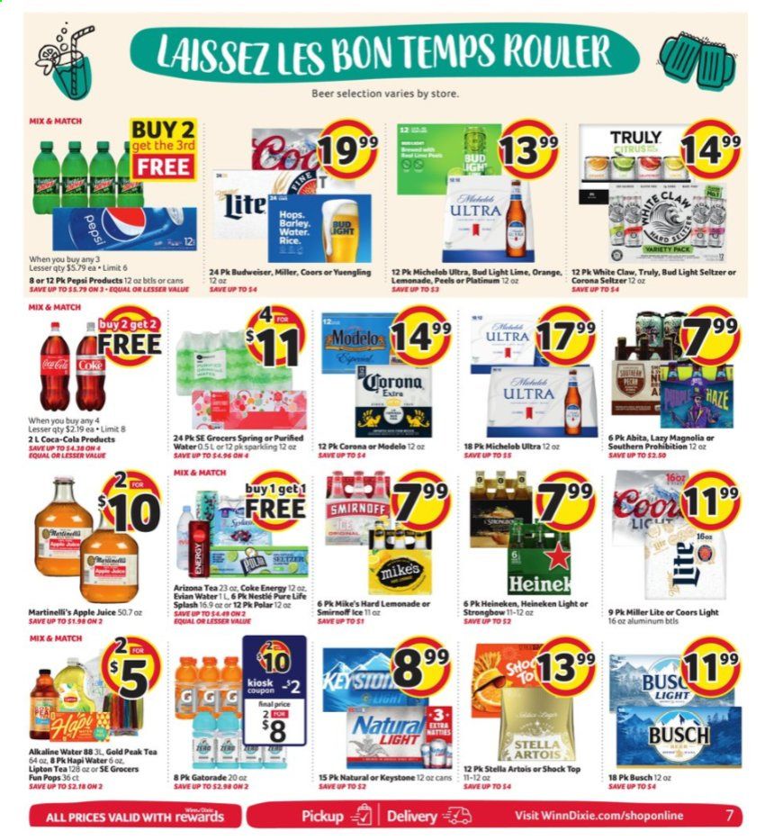 Winn Dixie (MS) Weekly Ad August 12 to August 18