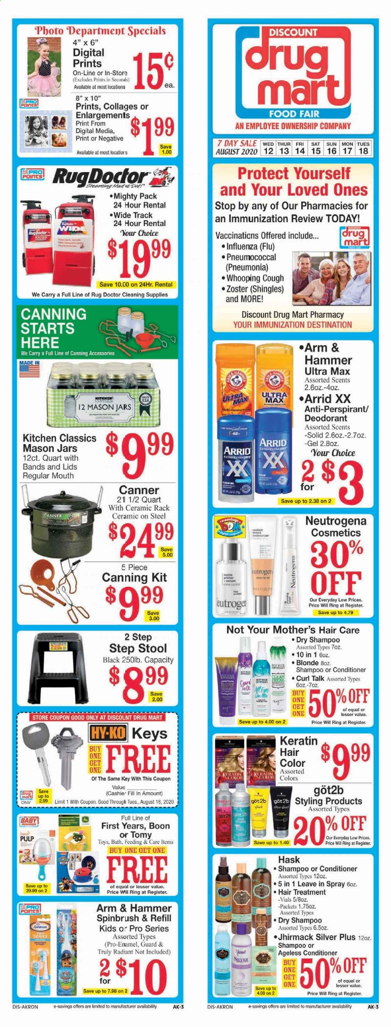 Discount Drug Mart Weekly Ad August 12 to August 18