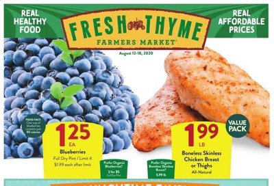 Fresh Thyme Weekly Ad August 12 to August 18
