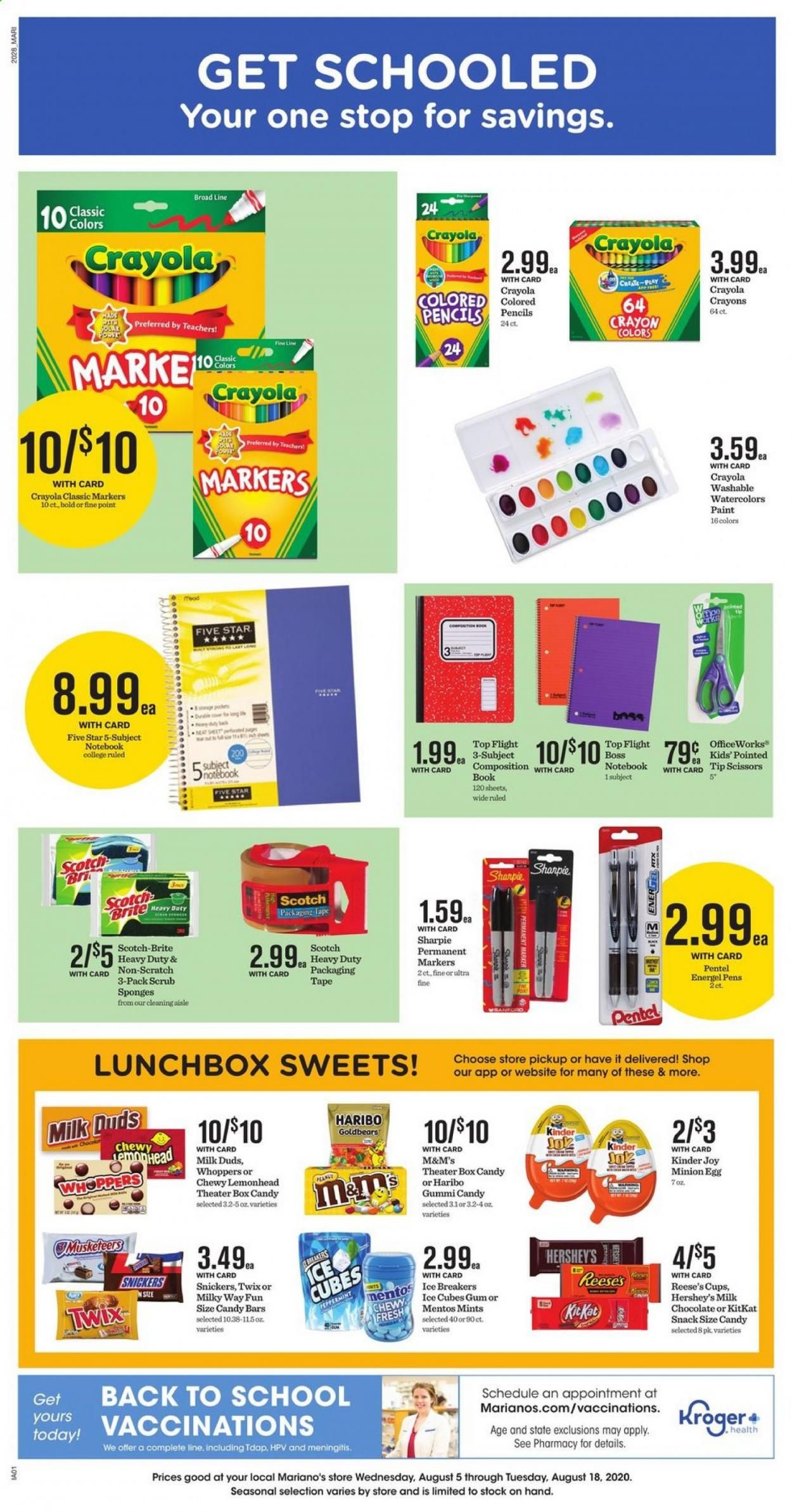 Mariano’s Weekly Ad August 12 to August 18