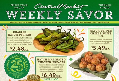 Central Market Weekly Ad August 12 to August 18