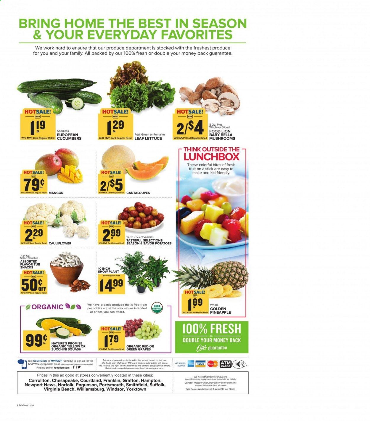 Food Lion (VA) Weekly Ad August 12 to August 18