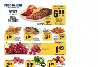 Food Lion (PA) Weekly Ad August 12 to August 18