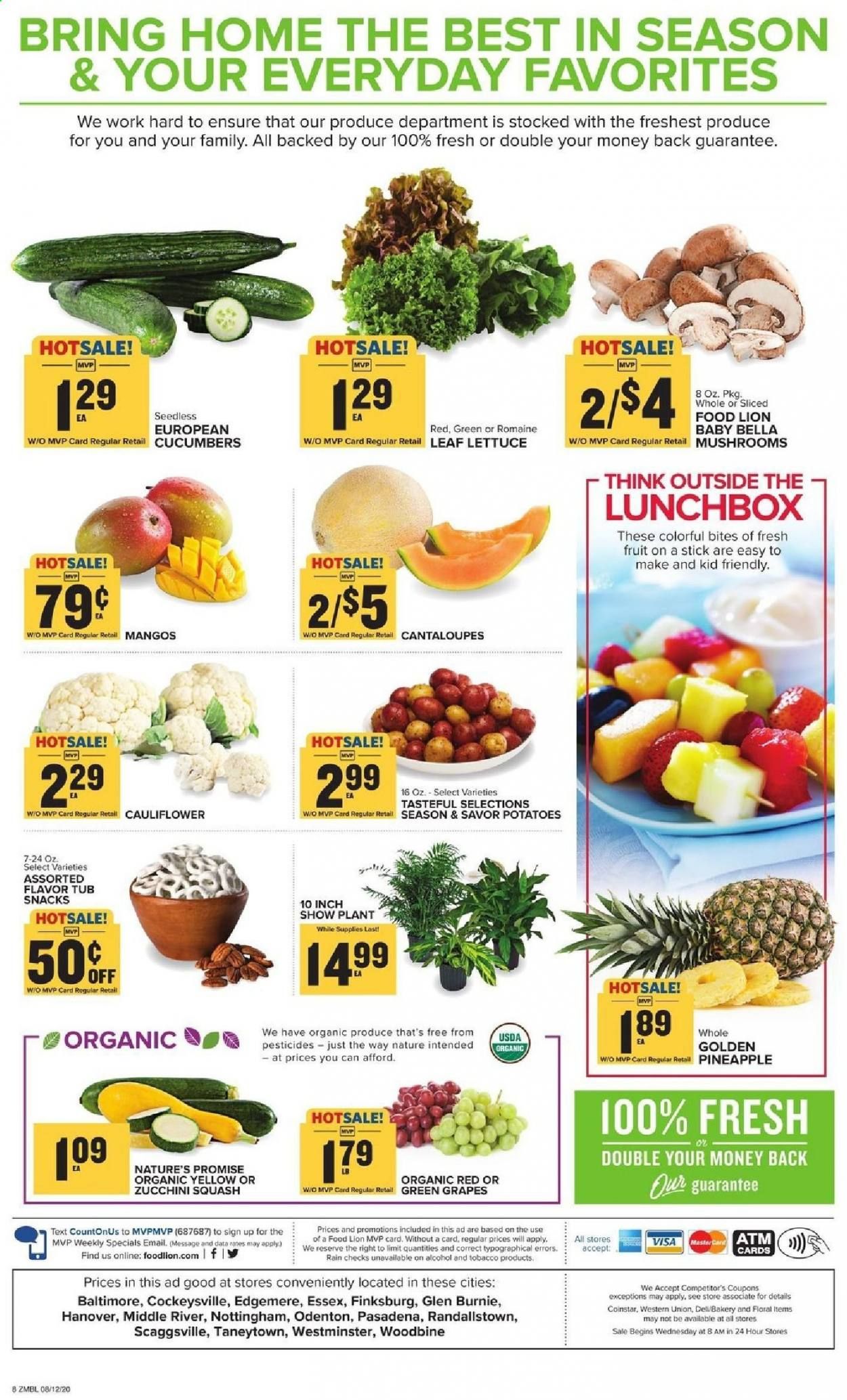 Food Lion (MD) Weekly Ad August 12 to August 18