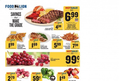 Food Lion (NC) Weekly Ad August 12 to August 18