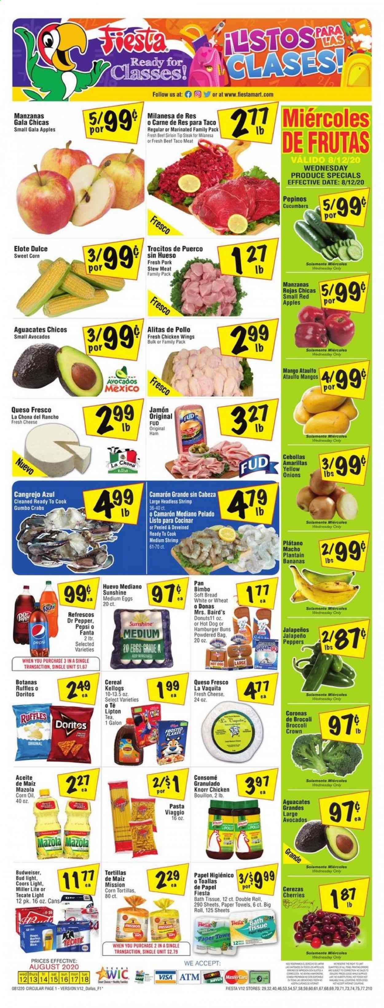 Fiesta Mart Weekly Ad August 12 to August 18