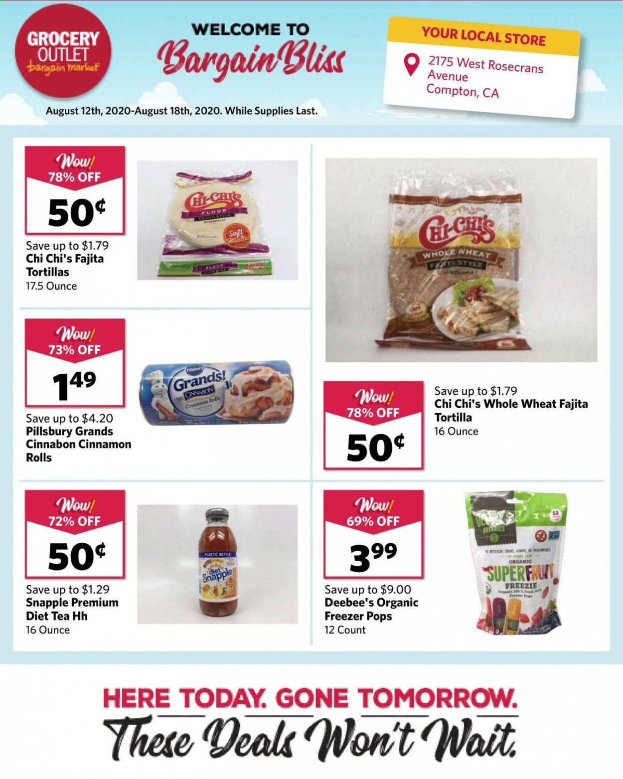 Grocery Outlet Weekly Ad August 12 to August 18