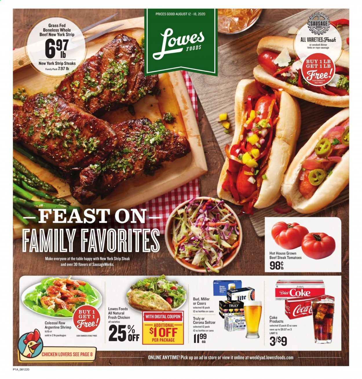 Lowes Foods Weekly Ad August 12 to August 18