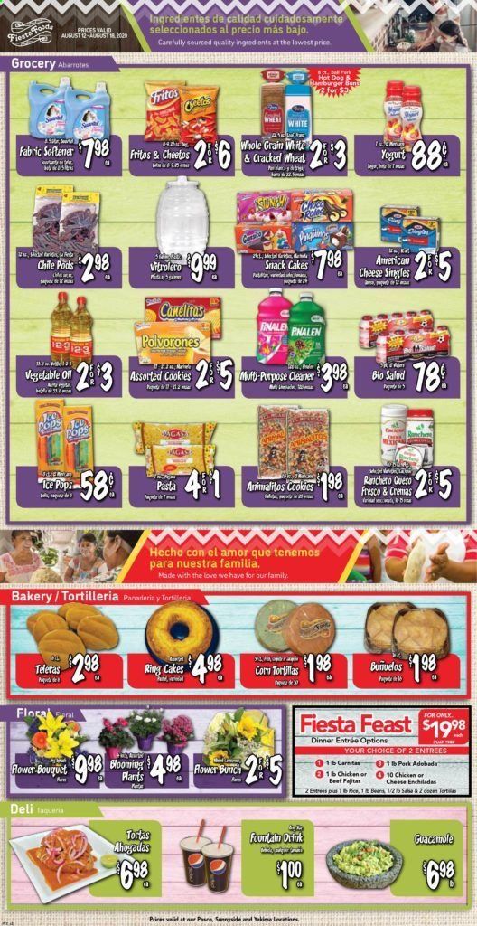 Fiesta Foods SuperMarkets Weekly Ad August 12 to August 18