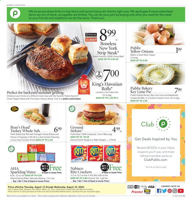 Publix Weekly Ad August 13 to August 19