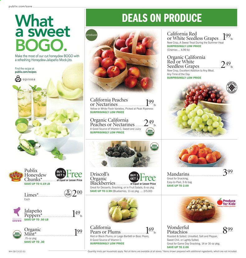 Publix Weekly Ad August 13 to August 19