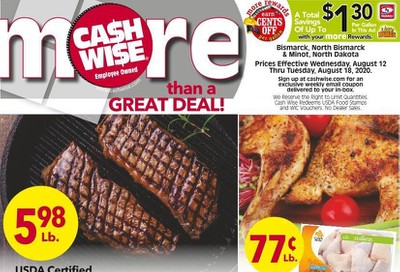Cash Wise (MN, ND) Weekly Ad August 12 to August 18