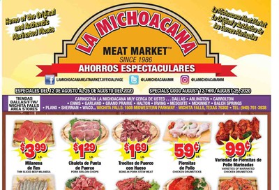 La Michoacana Meat Market Weekly Ad August 12 to August 25