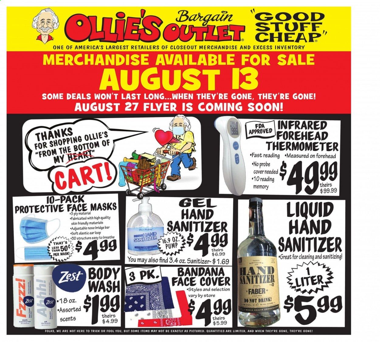 Ollie's Bargain Outlet Weekly Ad August 13 to August 19