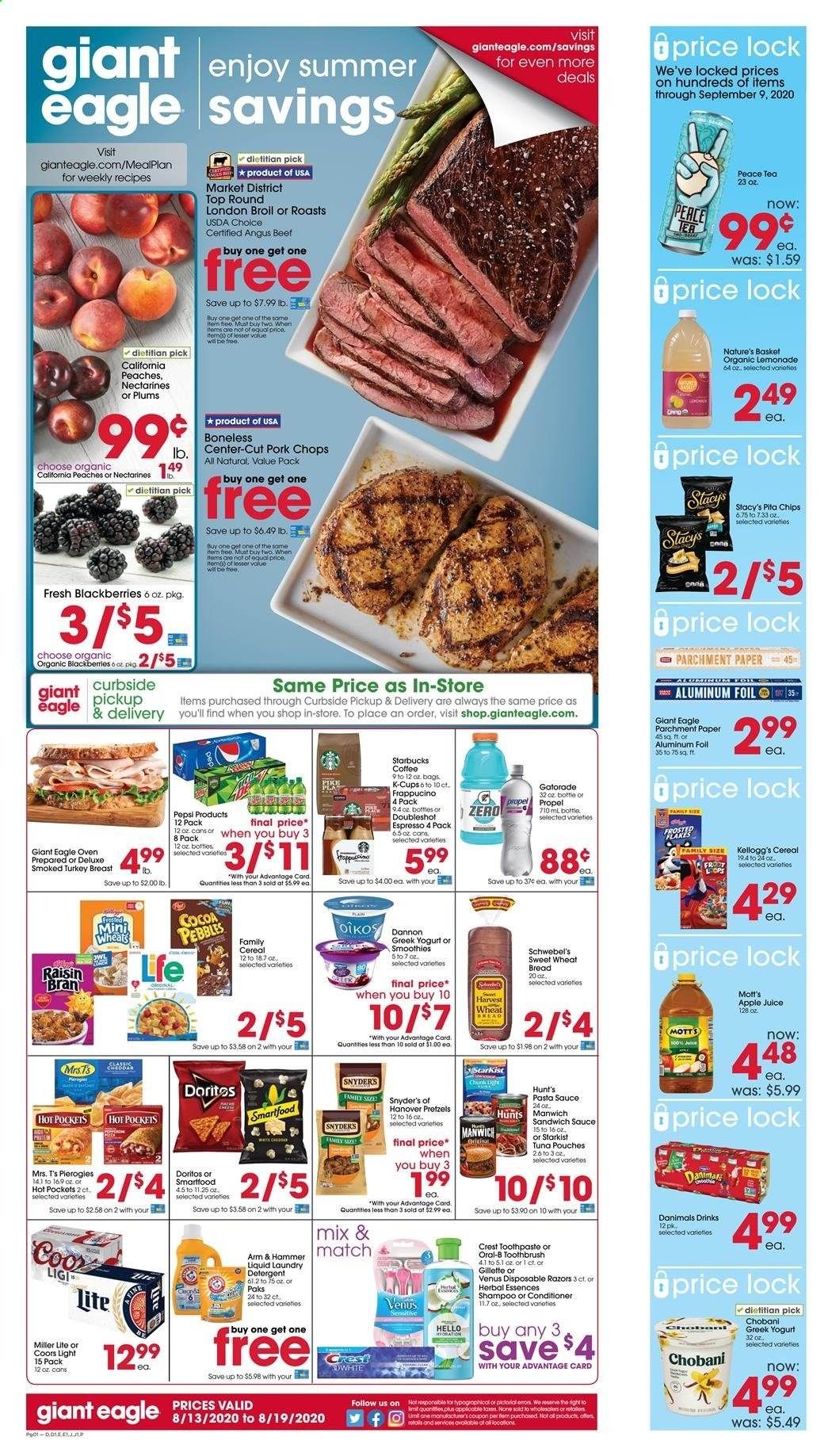Giant Eagle (MD, PA) Weekly Ad August 13 to August 19