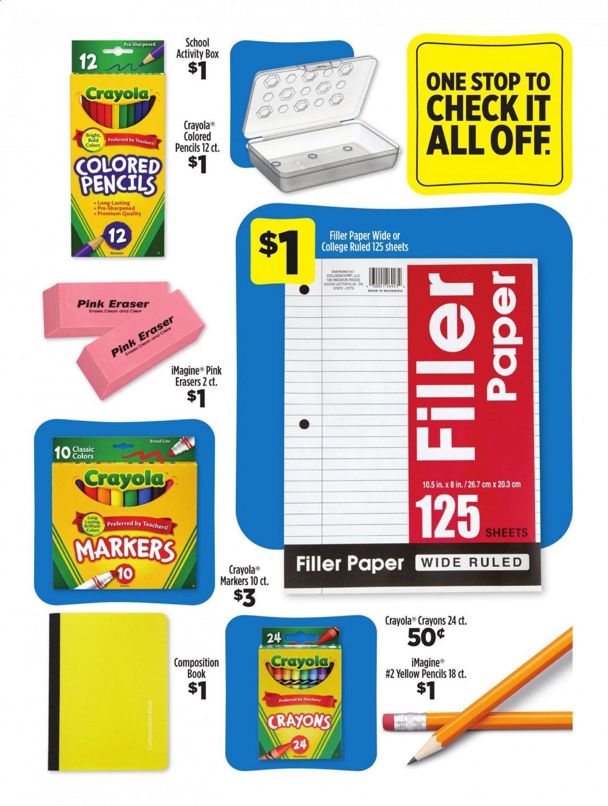 Dollar General Weekly Ad August 11 to August 29