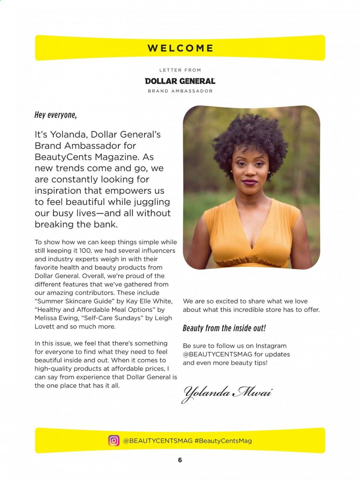 Dollar General Weekly Ad May 4 to August 30
