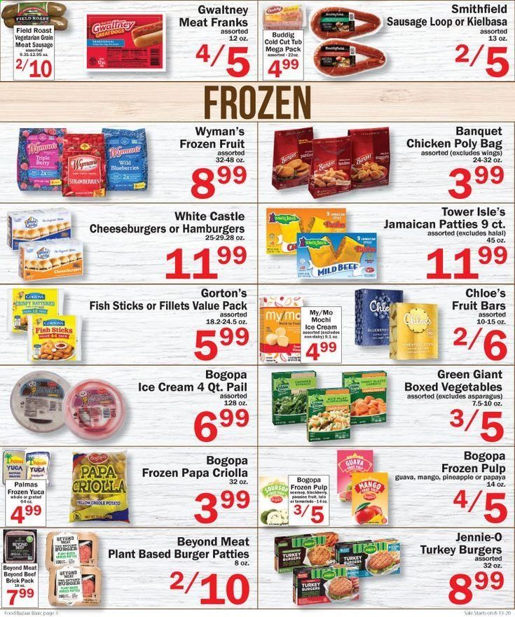 Food Bazaar Weekly Ad August 13 to August 19