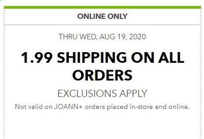 JOANN Weekly Ad August 13 to August 19
