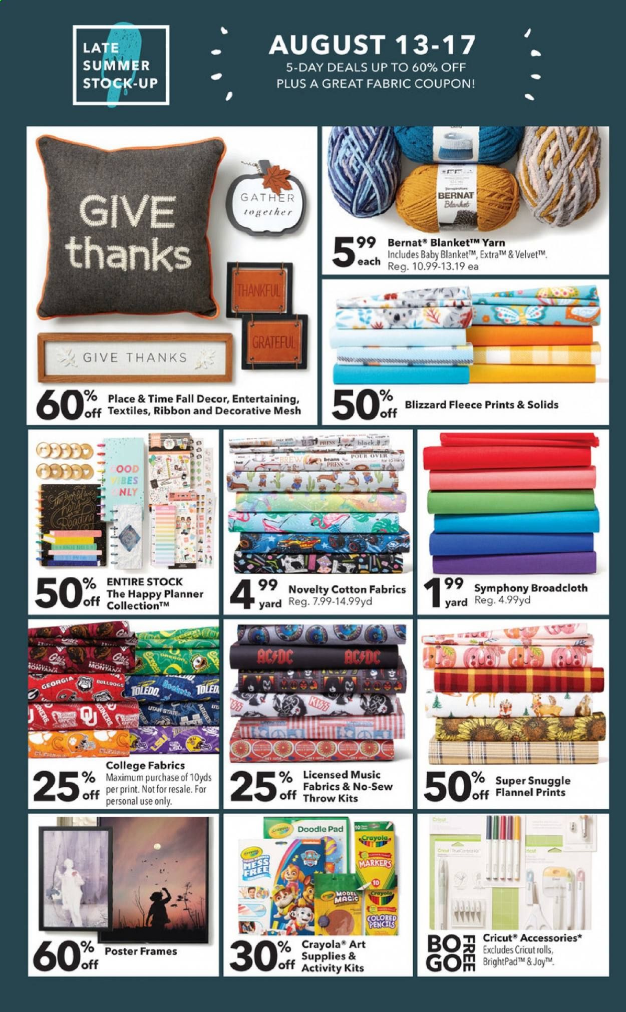 JOANN Weekly Ad August 13 to September 2