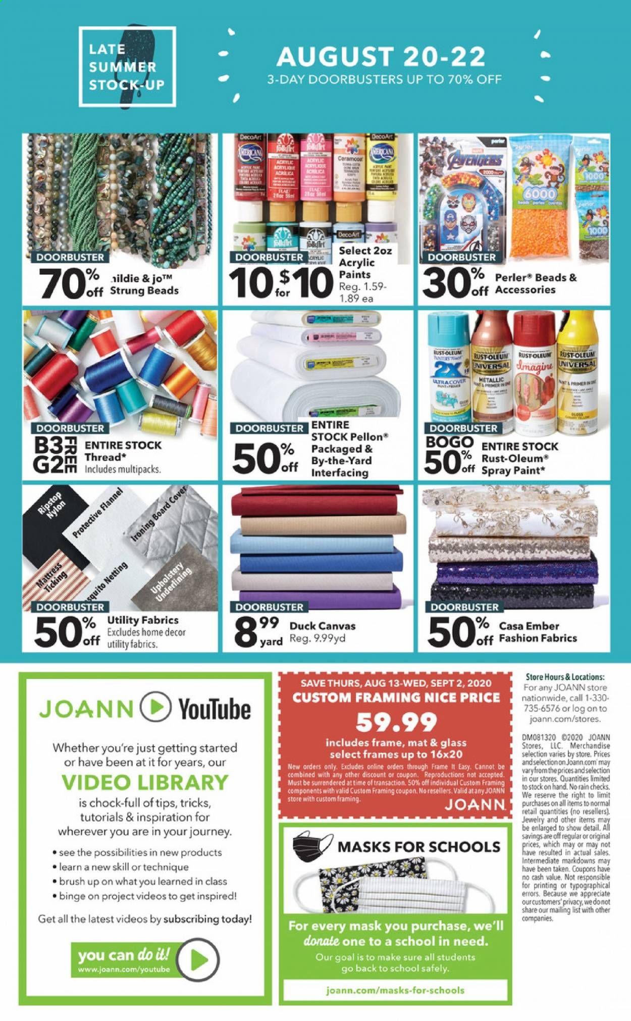 JOANN Weekly Ad August 13 to September 2