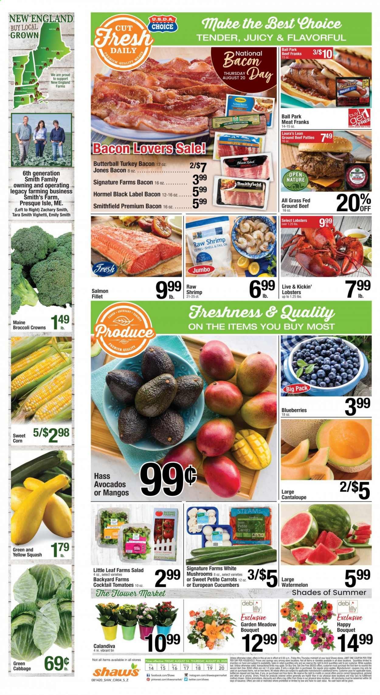 Shaw’s Weekly Ad August 14 to August 20