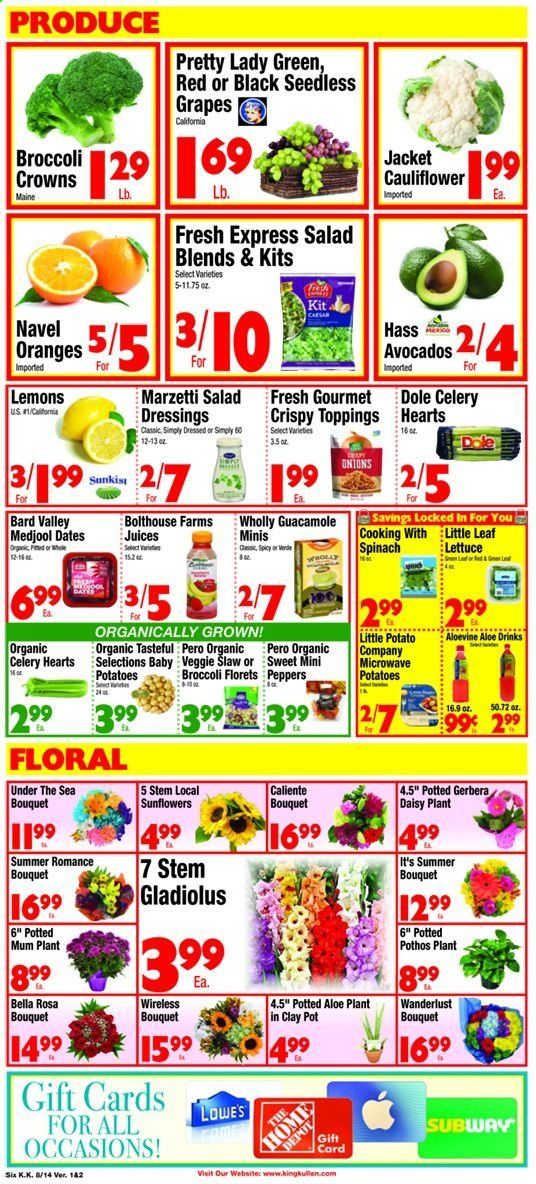 King Kullen Weekly Ad August 14 to August 20