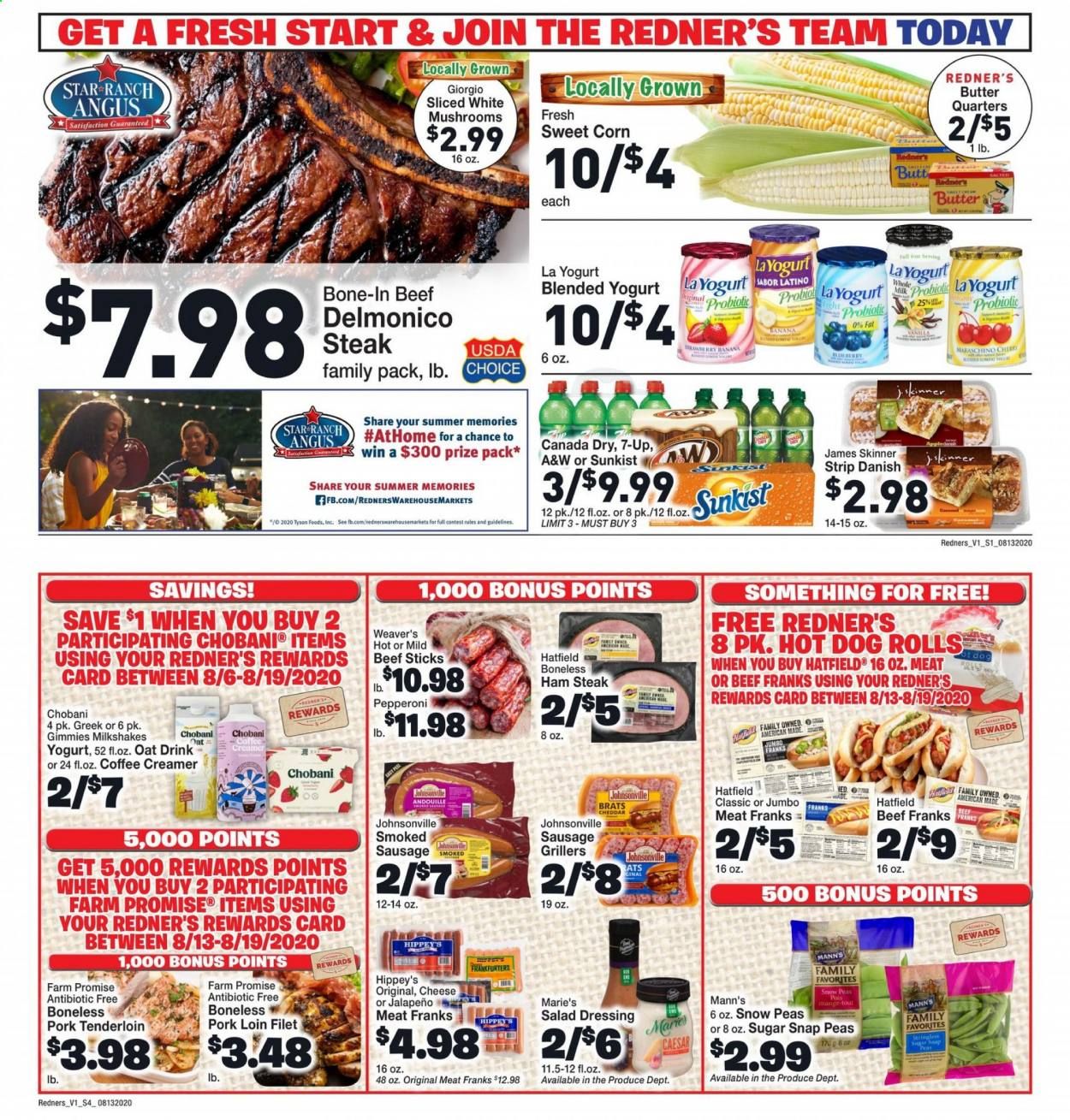 Redner's Markets Weekly Ad August 13 to August 19