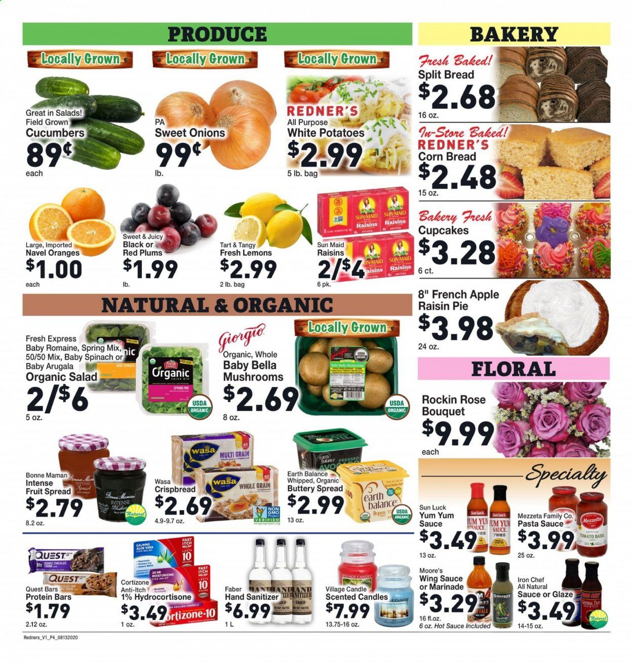Redner's Markets Weekly Ad August 13 to August 19