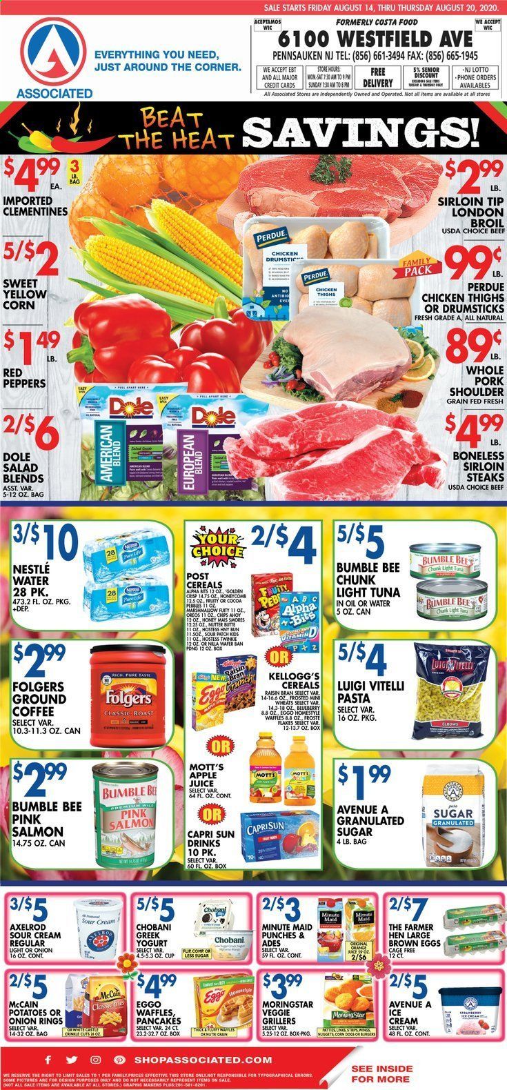Associated Supermarkets Weekly Ad August 14 to August 20