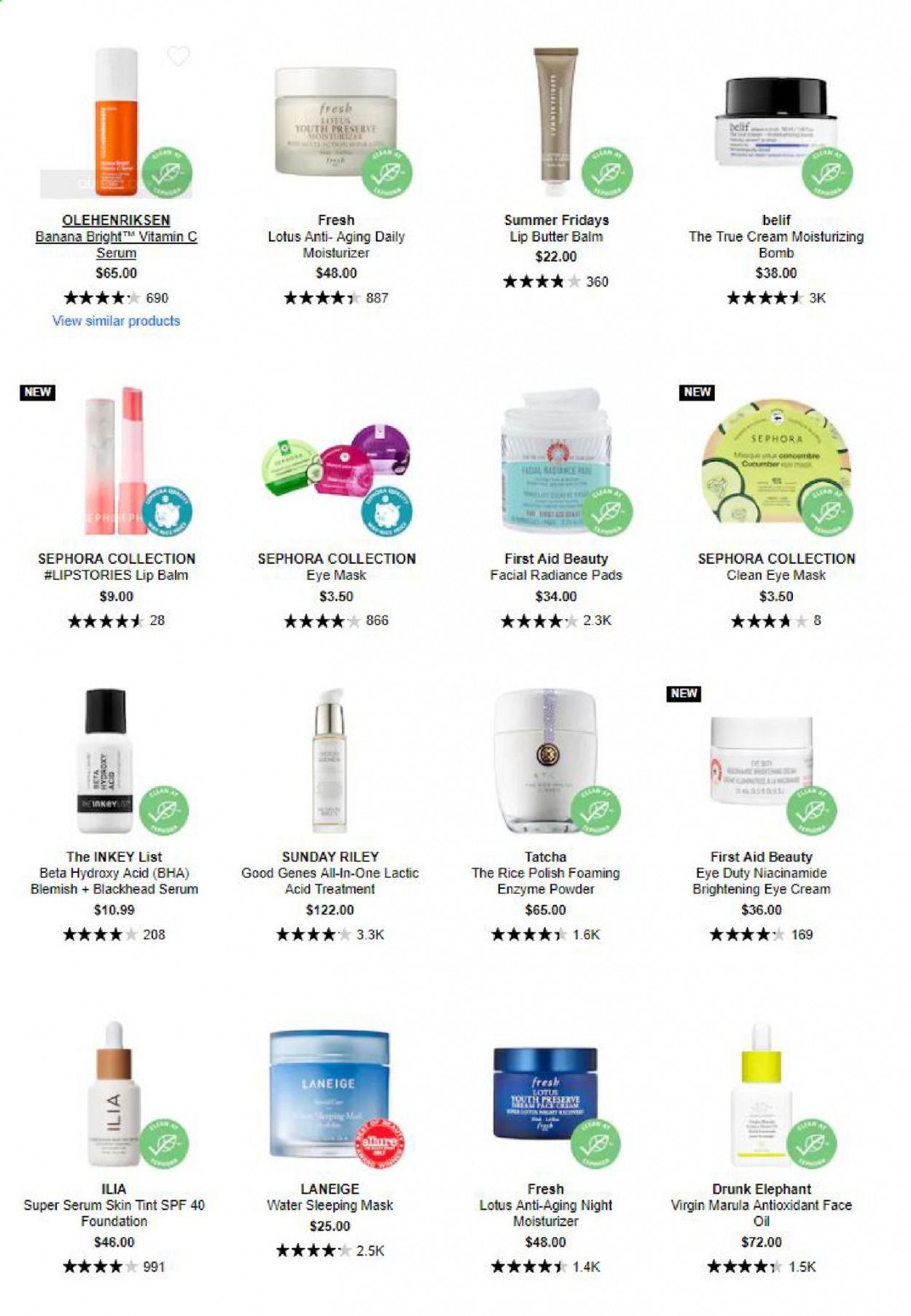 Sephora Catalog 2020-2021
